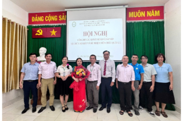 HỘI NGHỊ CÔNG BỐ CÁC QUYẾT ĐỊNH VỀ SẮP XẾP TỔ CHỨC BỘ MÁY VÀ BỔ NHIỆM VIÊN CHỨC QUẢN LÝ