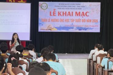 HƯỞNG ỨNG TUẦN LỄ HỌC TẬP SUỐT ĐỜI NĂM 2026
